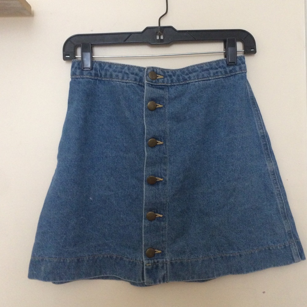 NEW American Apparel Denim skirt